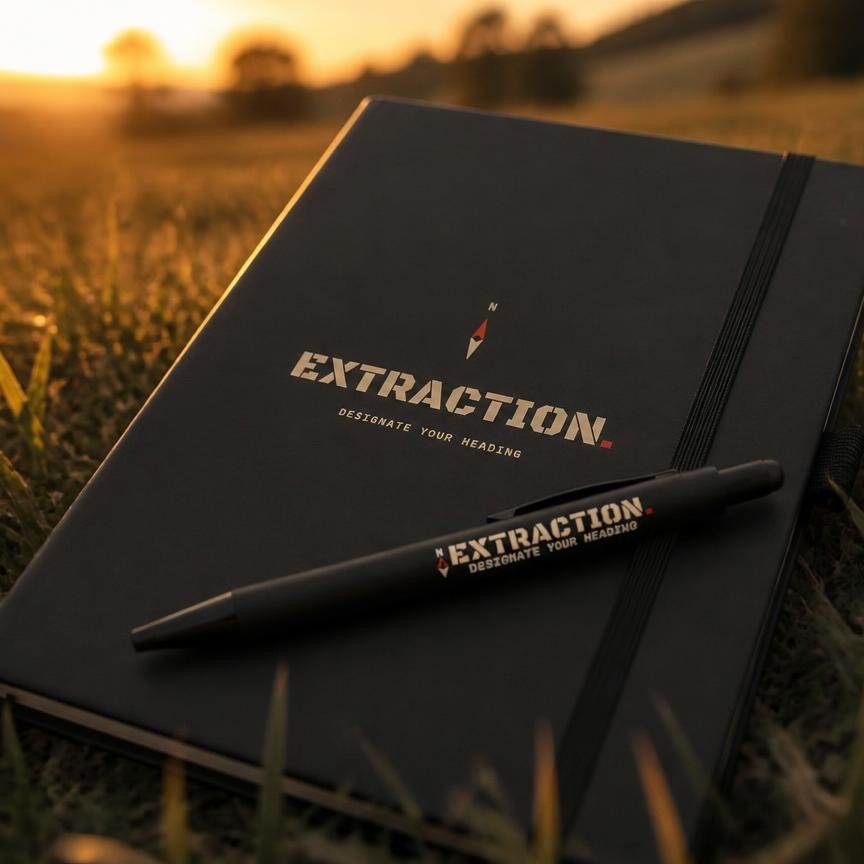 Extraction Field Notebook and Pen